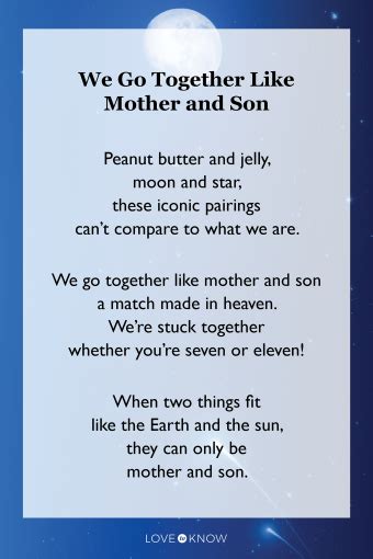 14 Heartwarming Poems From a Mom to Her Son | LoveToKnow