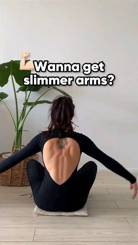 wanna get slimmer arms? | Workout videos, Stomach workout, Workout ...