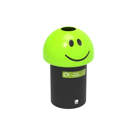 Emoji Litter & Recycling Bins | 60-70 Litres | Leafield Environmental Ltd