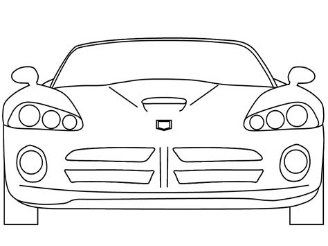 Car Coloring Pages - Coloringpages1001.com