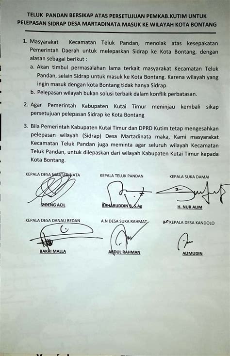 Detail Contoh Surat Pernyataan Sikap Koleksi Nomer 49