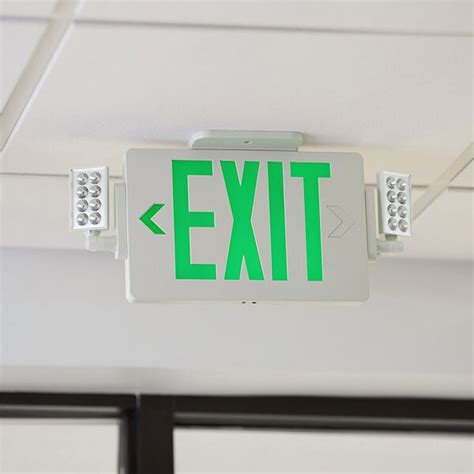 Led Exit Sign Emergency Light With Battery Backup | Shelly Lighting