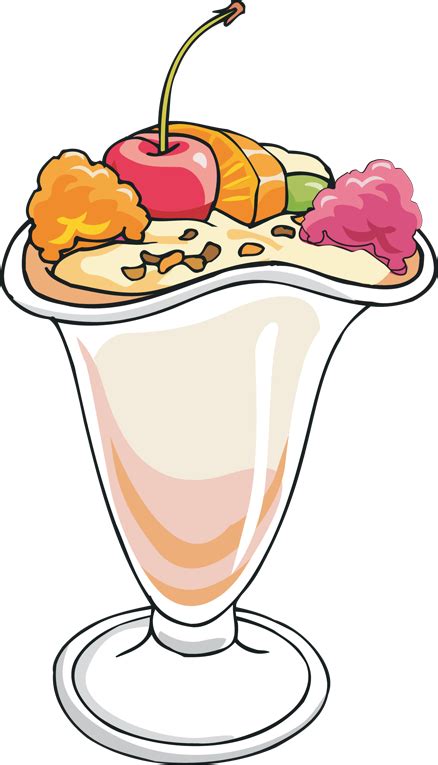 Free clip art ice cream sundae clipart 3 – Clipartix