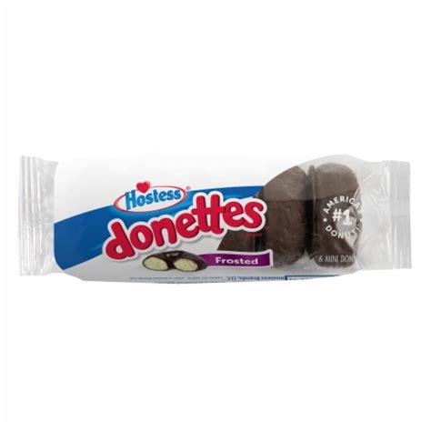 HOSTESS Frosted DONETTES, Single Serve, 6 ct / 3 oz - Fry’s Food Stores