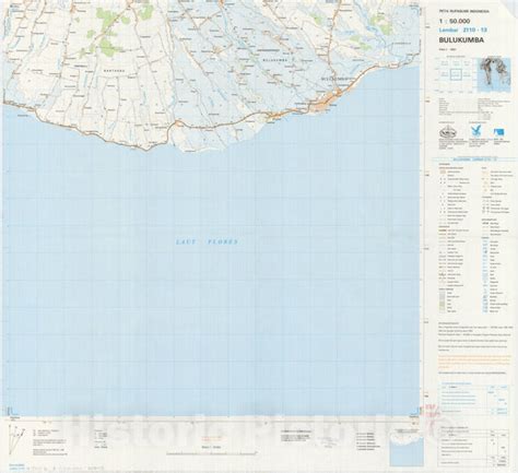 Map : Bulukumba, Indonesia 1991, Peta rupabumi Indonesia, 1:50,000 , A ...