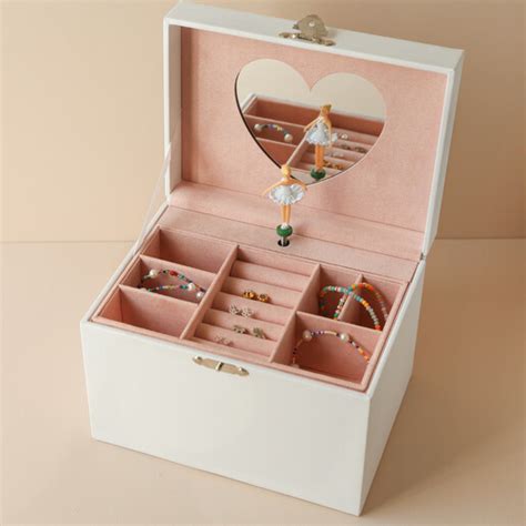 White Musical Jewellery Box | Lisa Angel