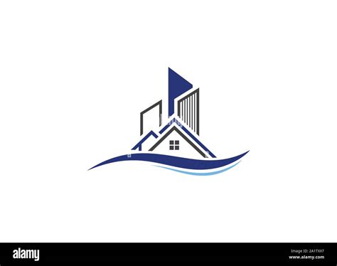 Real estate vector logo design, Building logo, property logo, Real ...