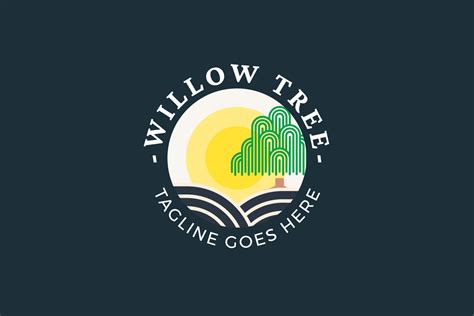 Willow Tree Logo Template 10663050 Vector Art at Vecteezy