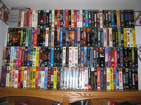 VHS collection as of 8-3-11 (list of all tapes soon to follow if you ...