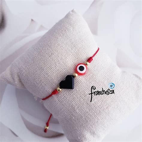 “AZABACHE HEART” Bracelet – Franchesca – Handmade jewels