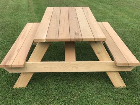 Traditional Picnic Table Plans Backyard Furniture Plans | Etsy