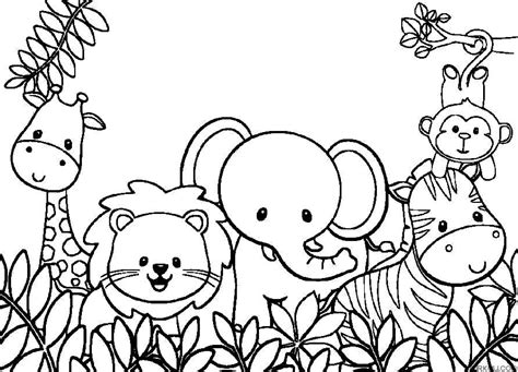 Animals Zoo Coloring Page » Turkau