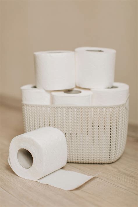 Basket Full of Toilet Paper · Free Stock Photo