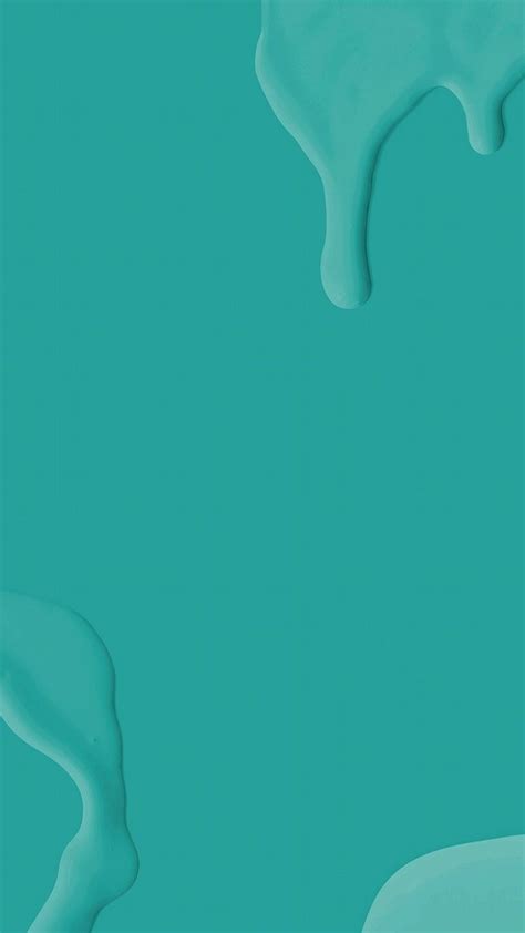 Vibrant Turquoise Acrylic Texture Phone Wallpaper