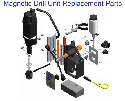 Magnetic Drill Replacement and Repair Parts