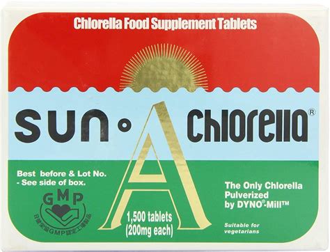 Sun Chlorella A Tablets - 200 mg - 1500 Tablets : Amazon.ca: Health ...