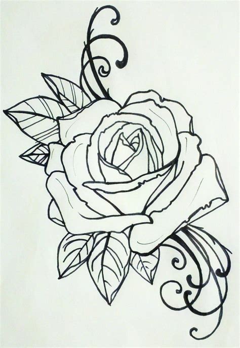 tattoo rose [this would be perfect for my shoulders to finish out my ...