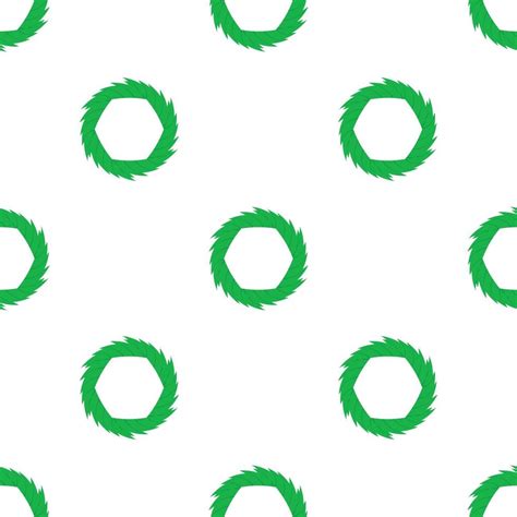 Green abstract circle pattern seamless vector 15091066 Vector Art at ...