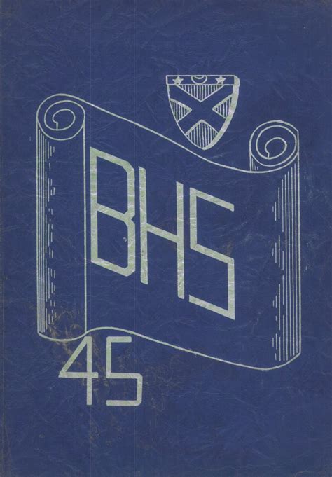 1945 yearbook from Burrillville High School from Harrisville, Rhode ...