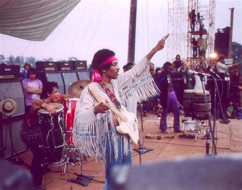 Jimi Hendrix At Woodstock