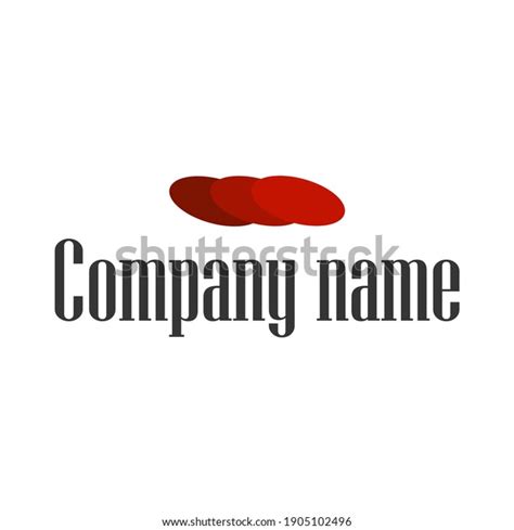 Red Oval Logo Vector Graphics Stock Vector (Royalty Free) 1905102496 ...