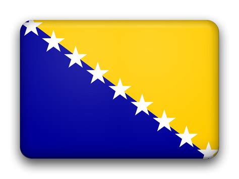 Bosnia And Herzegovina Flag PNG Transparent Images