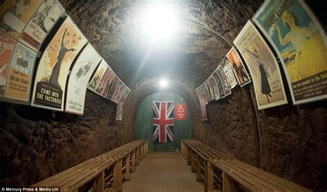 See inside the secret tunnels of Britain's biggest air raid shelter ...