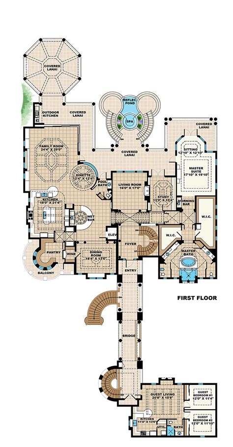 Mansion House Plans 8 Bedrooms