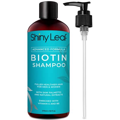 Biotin Shampoo for Hair Growth - Sulfate-Free, Paraben-Free, Thickening ...