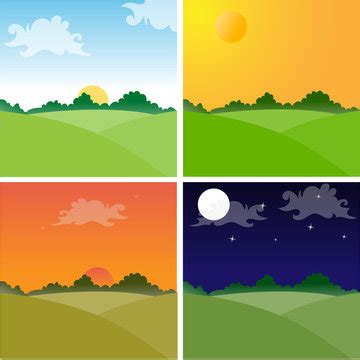 √画像をダウンロード morning afternoon evening clipart 599634-Morning afternoon ...