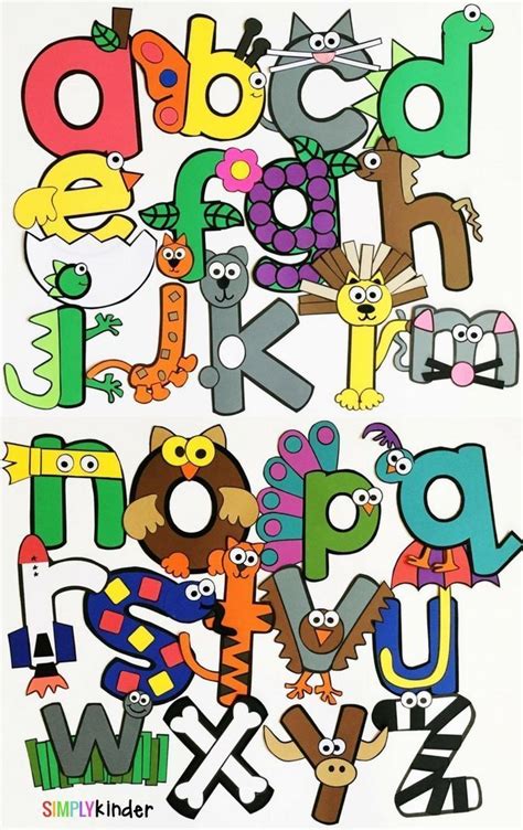 Alphabet Crafts & Printables Notebooks - Simply Kinder | Alphabet ...