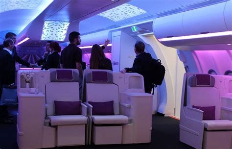 The Airspace by Airbus cabin interior on the Airbus A330NEO ...