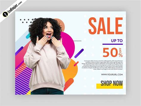 Fashion Sale 50% off Digital Marketing Ads Banner Free PSD Template ...