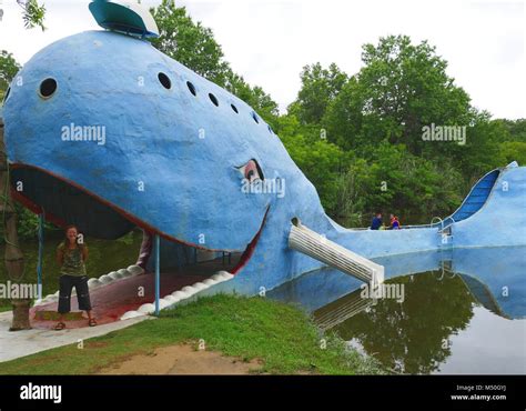 Blue Whale (Route 66 Attraction),Catoosa,Oklahoma Stock Photo - Alamy