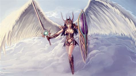 Warrior Fantasy Female Angel - 1920x1080 Wallpaper - teahub.io