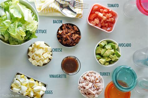 Ingredients for Cobb Salad - Rachel Hollis