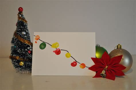 Homemade Christmas Card Ideas to do with Kids