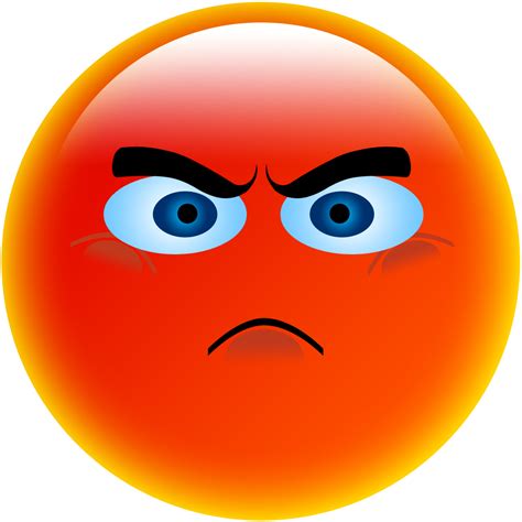 Angry Red Face Emoji Transparent Background - IMAGESEE