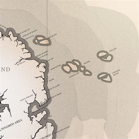 Skull Island Map Drawing