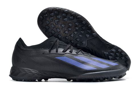 Adidas X CrazyFast.1 TF Turf Soccer Cleats Nightstrike - Core Black