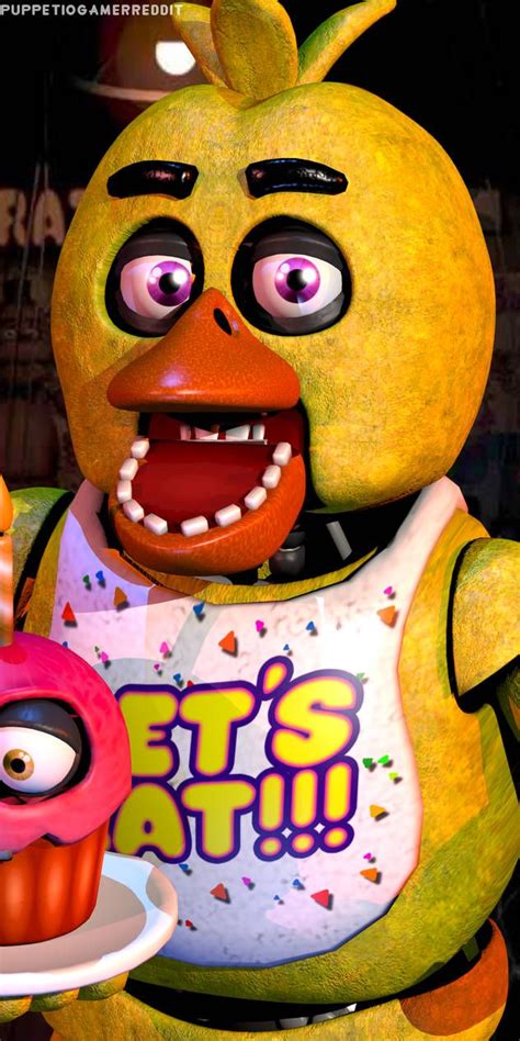 FNaF 1 - Chica Render by Puppetio on DeviantArt | Fnaf, Fnaf wallpapers ...