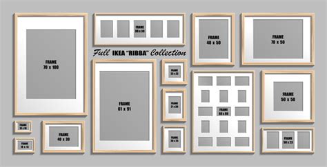 Poster Frame Sizes Chart | Webframes.org