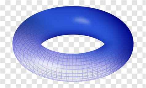 Joint European Torus Shape Topology Mathematics - Wireframe Transparent PNG