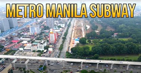 Metro Manila Subway System Aerial Update as of August 25, 2021