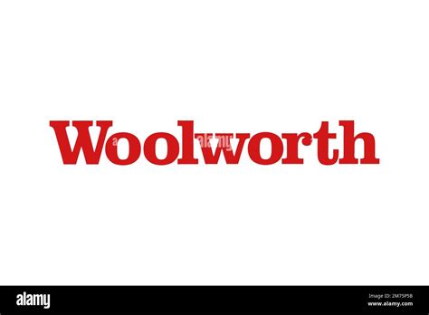 F. W. Woolworth Company, Logo, White Background Stock Photo - Alamy