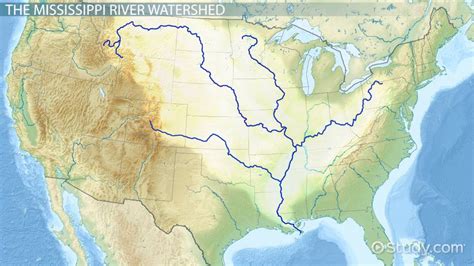 Where Is The Mississippi River Located On A Map - The Ozarks Map