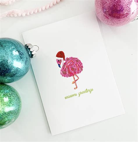 Glitter Christmas Card - Quick and Easy Craft - Pineapple Paper Co.