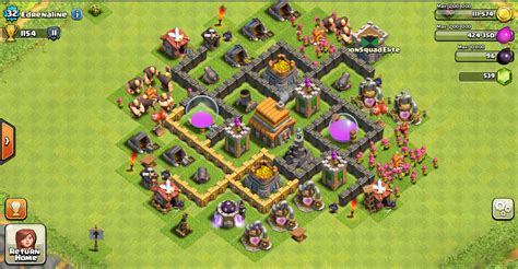 Coc Th5 Hybrid Base - Game COC