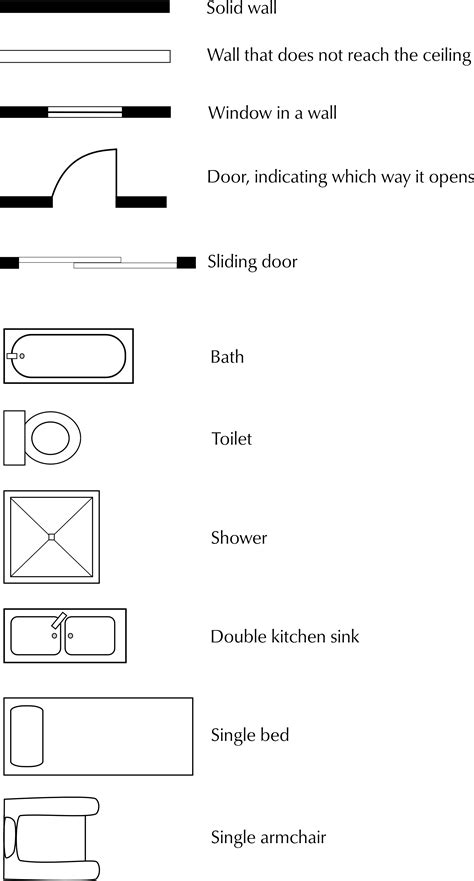 Door Symbol Floor Plan