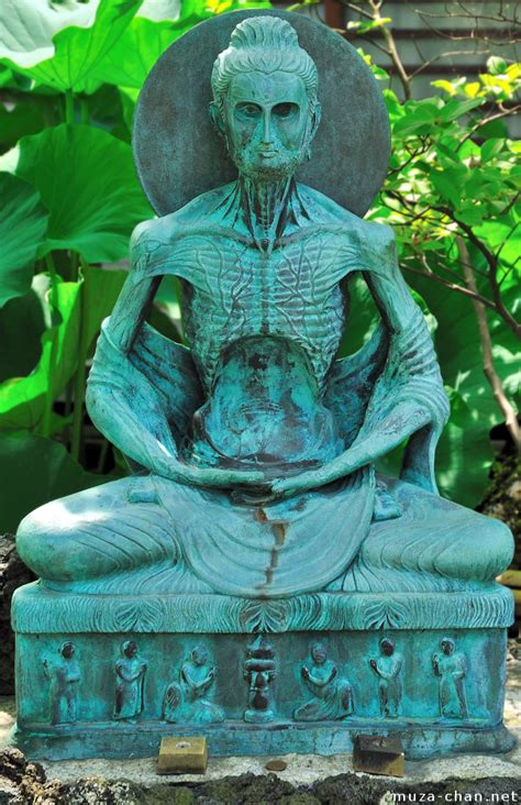 Rare and odd statue, Fasting Buddha